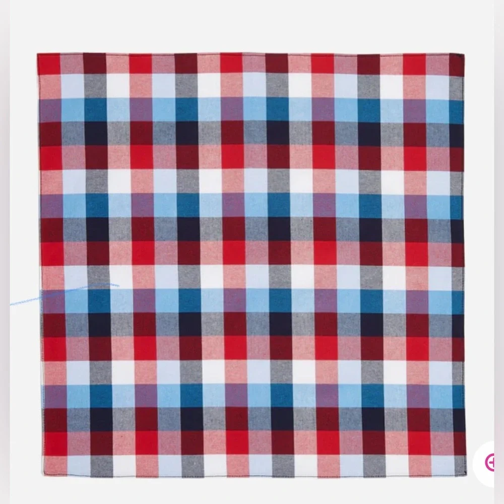 Vera Bradley Napkins in Patriotic Plaid | Set of 4